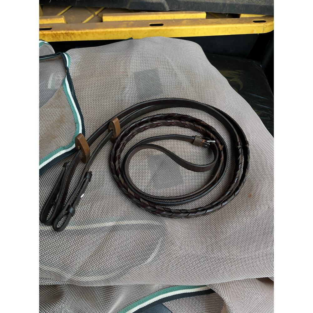 Braided Lace Reins with Rein Stops